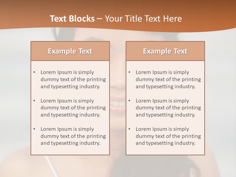 Asian Light Gown PowerPoint Template