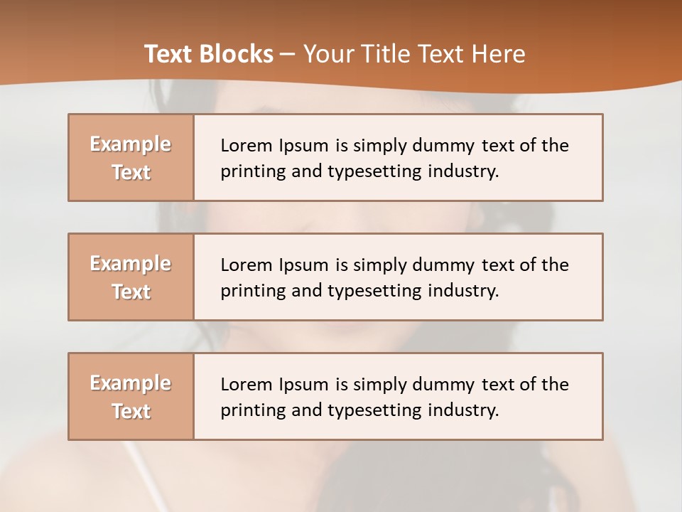 Asian Light Gown PowerPoint Template