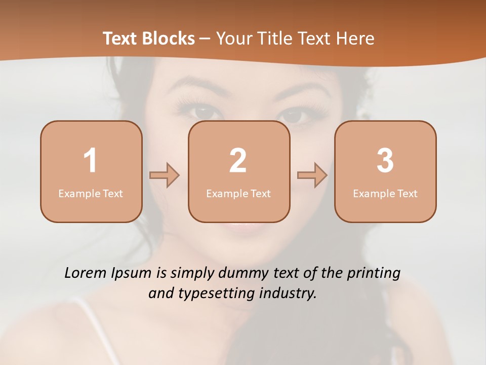 Asian Light Gown PowerPoint Template