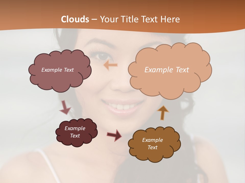 Asian Light Gown PowerPoint Template