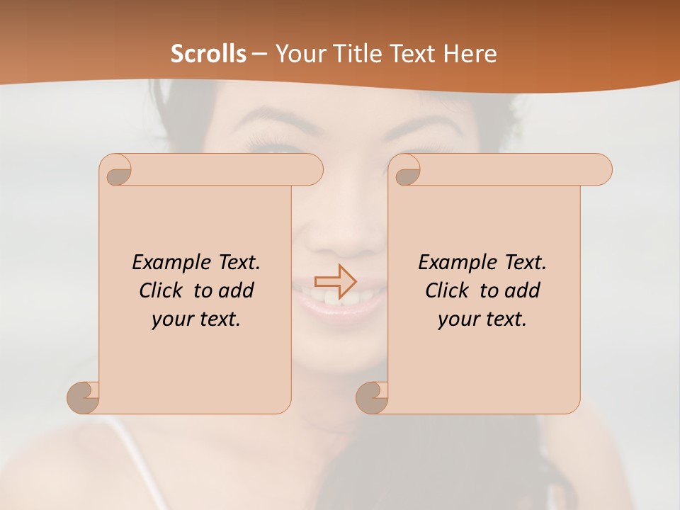 Asian Light Gown PowerPoint Template