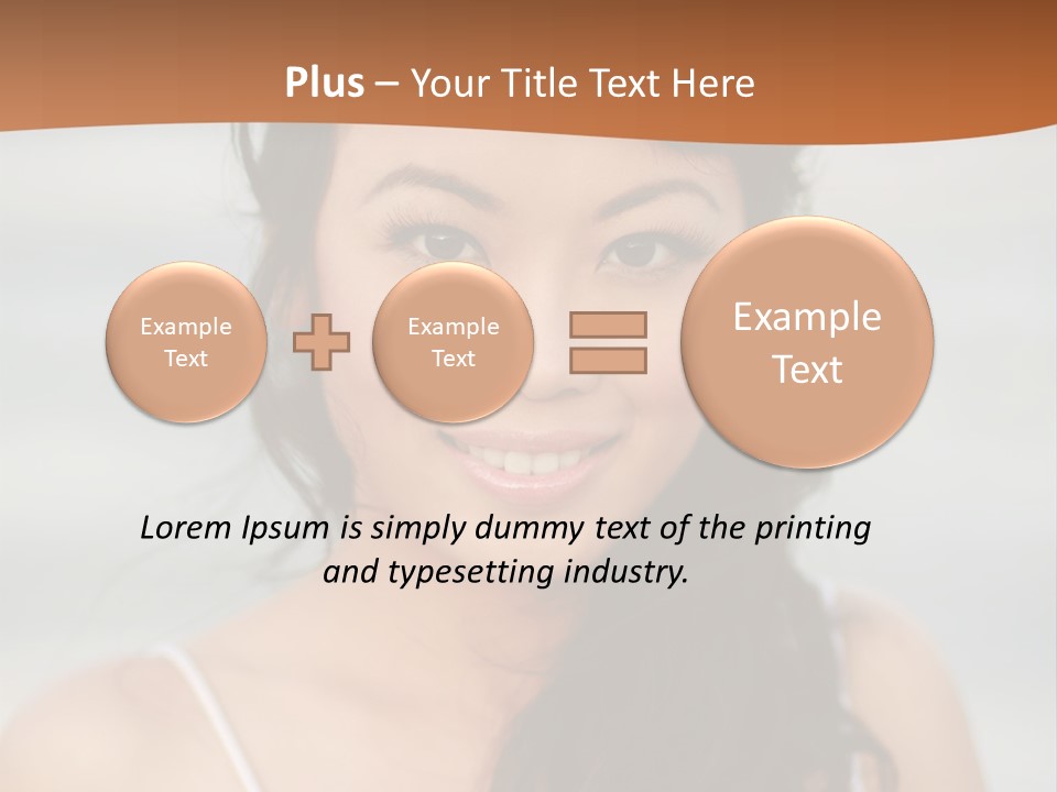 Asian Light Gown PowerPoint Template