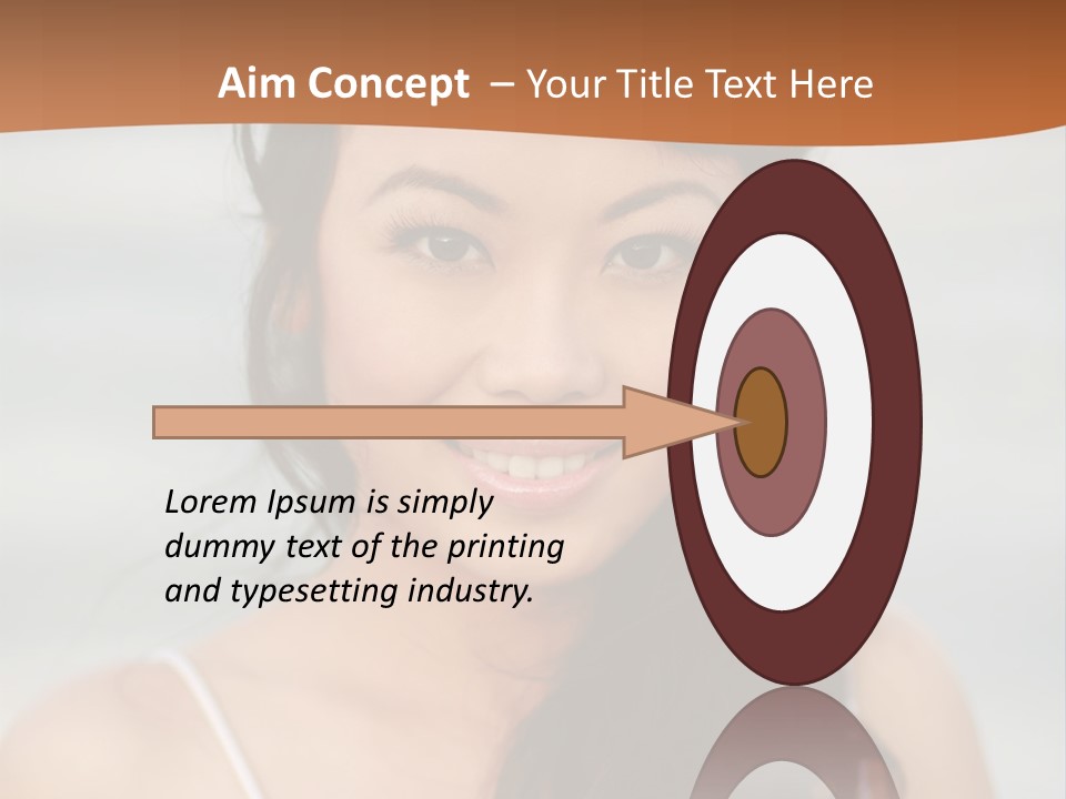 Asian Light Gown PowerPoint Template