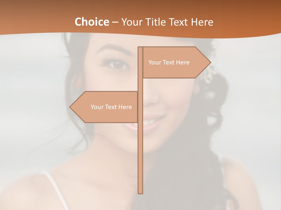 Asian Light Gown PowerPoint Template