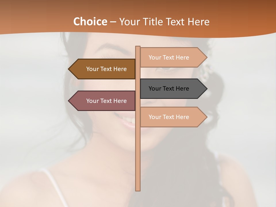 Asian Light Gown PowerPoint Template