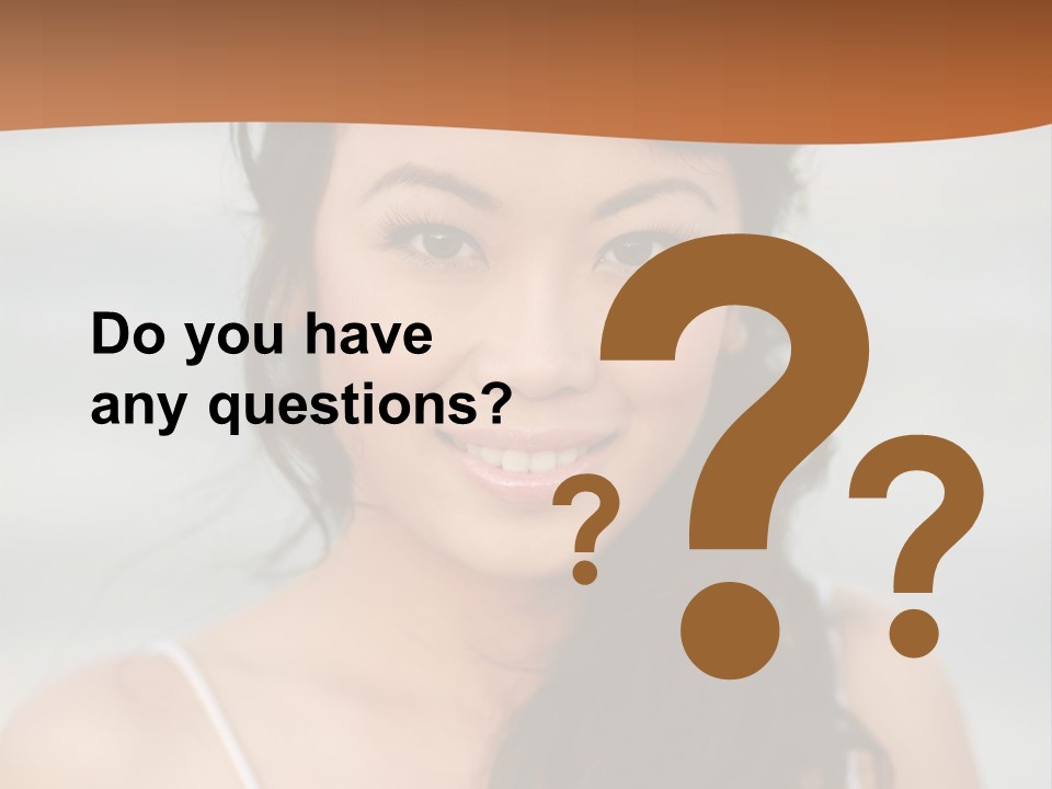 Asian Light Gown PowerPoint Template