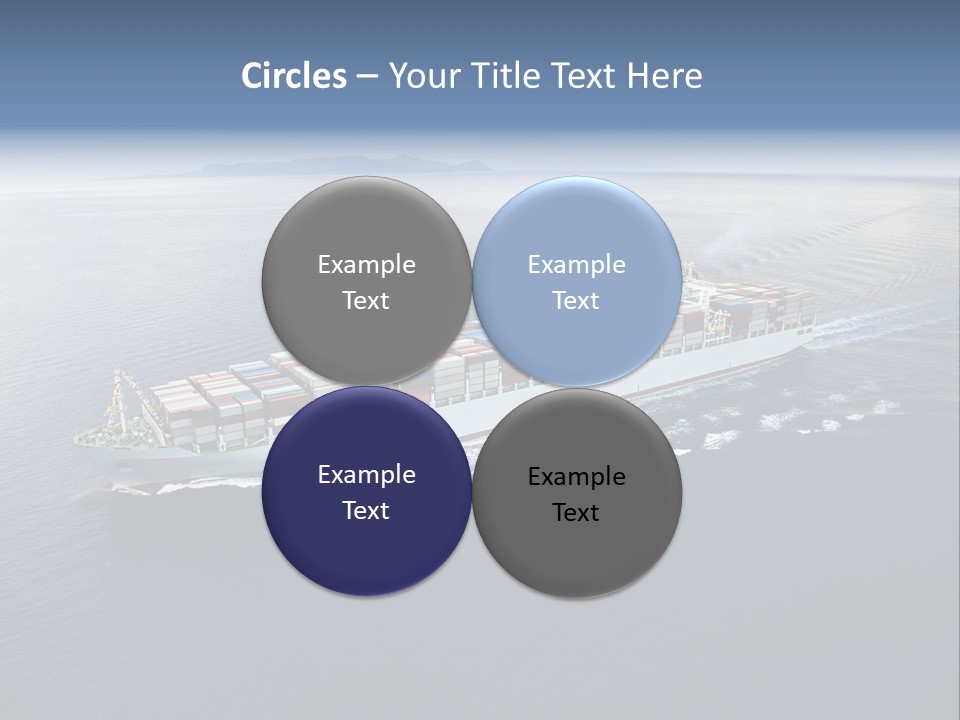 Equipment Front Cargo PowerPoint Template