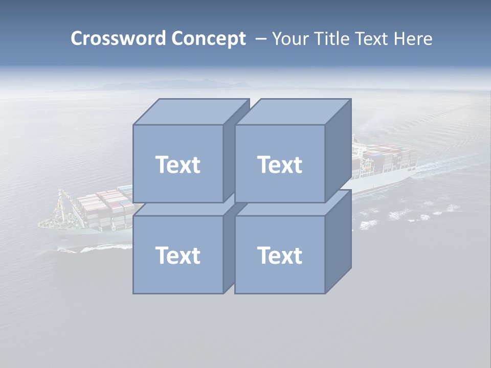 Equipment Front Cargo PowerPoint Template
