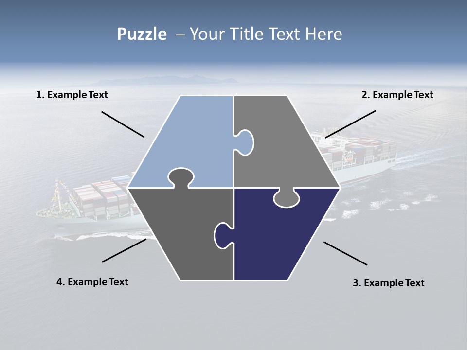 Equipment Front Cargo PowerPoint Template