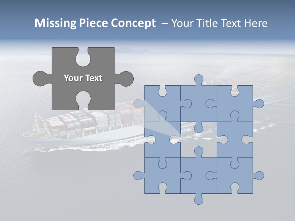 Equipment Front Cargo PowerPoint Template