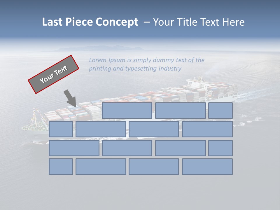 Equipment Front Cargo PowerPoint Template