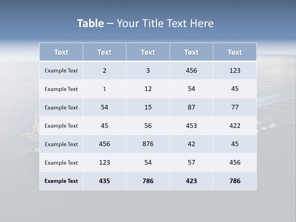 Equipment Front Cargo PowerPoint Template