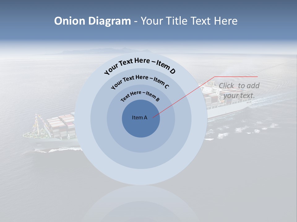Equipment Front Cargo PowerPoint Template