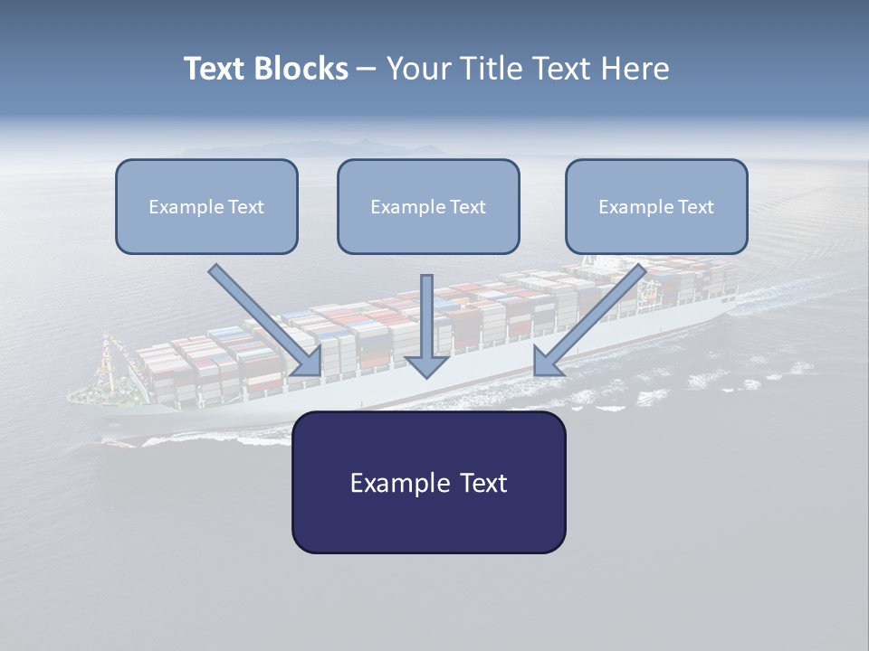 Equipment Front Cargo PowerPoint Template