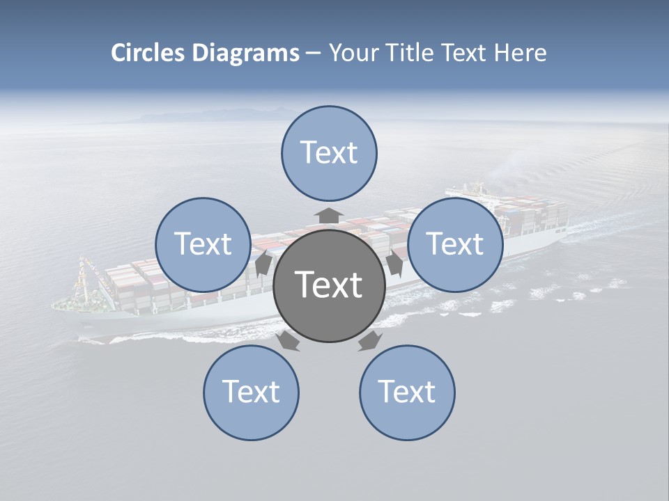 Equipment Front Cargo PowerPoint Template
