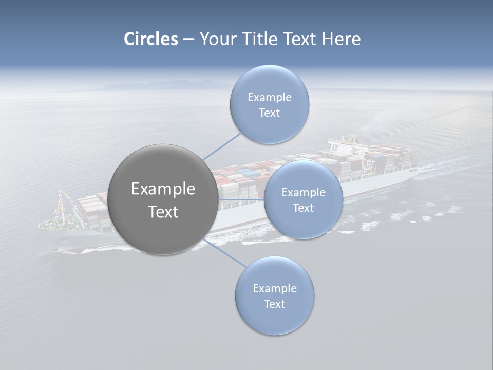Equipment Front Cargo PowerPoint Template