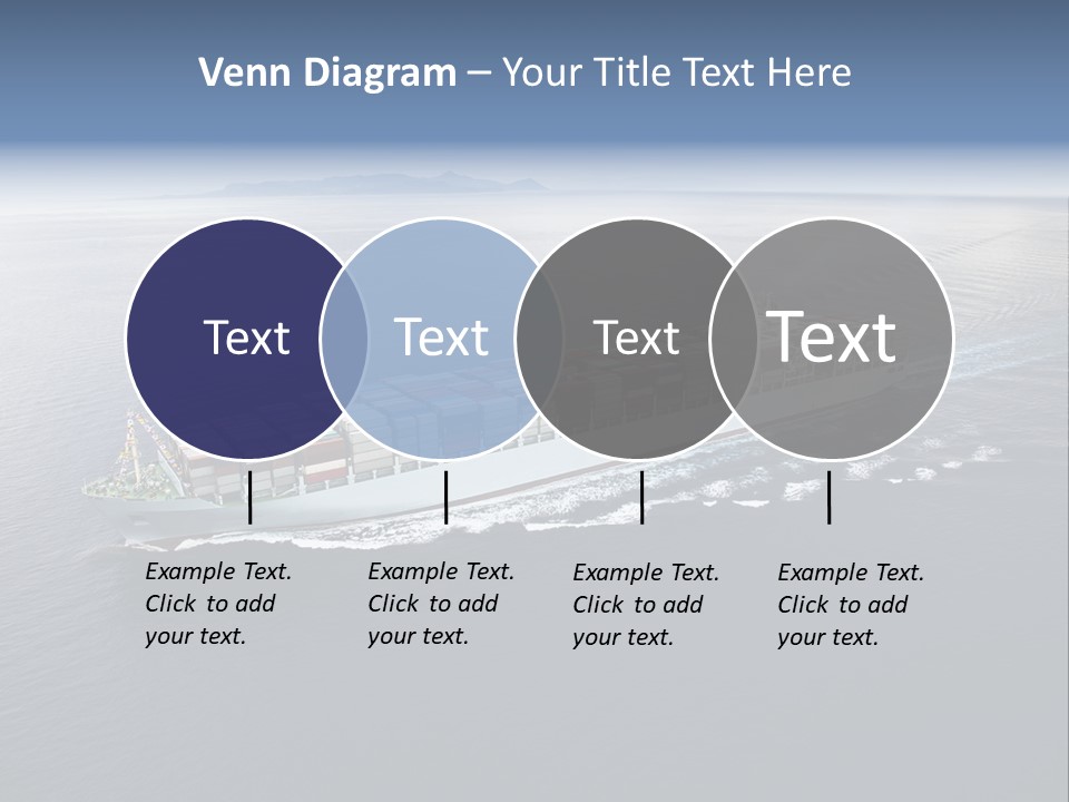 Equipment Front Cargo PowerPoint Template