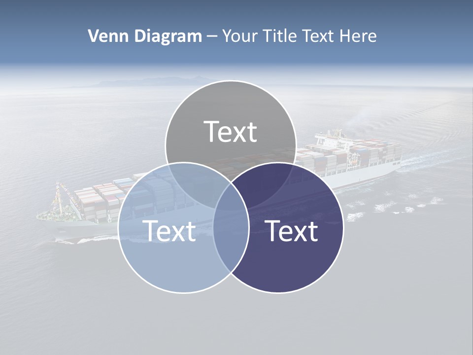 Equipment Front Cargo PowerPoint Template