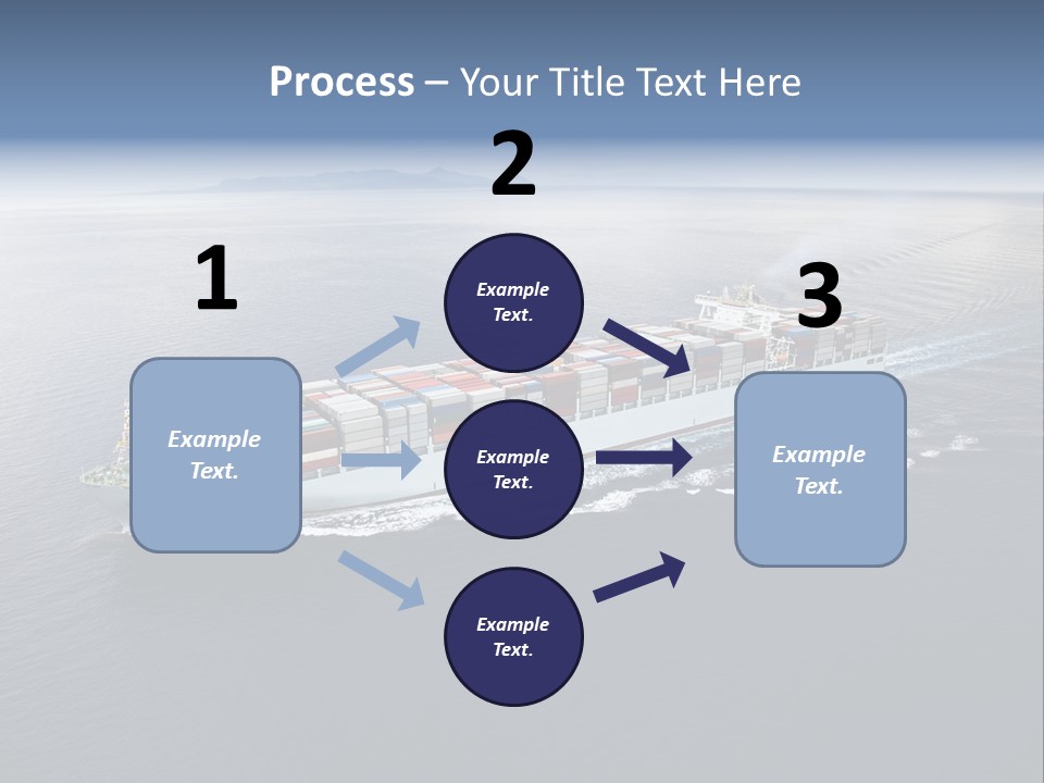 Equipment Front Cargo PowerPoint Template
