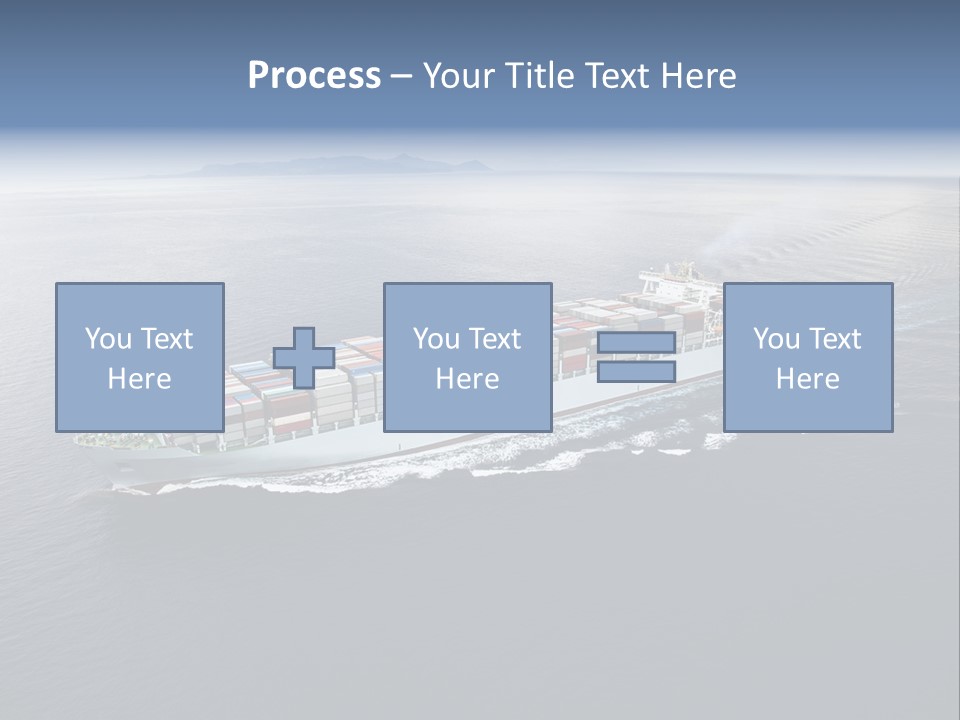 Equipment Front Cargo PowerPoint Template