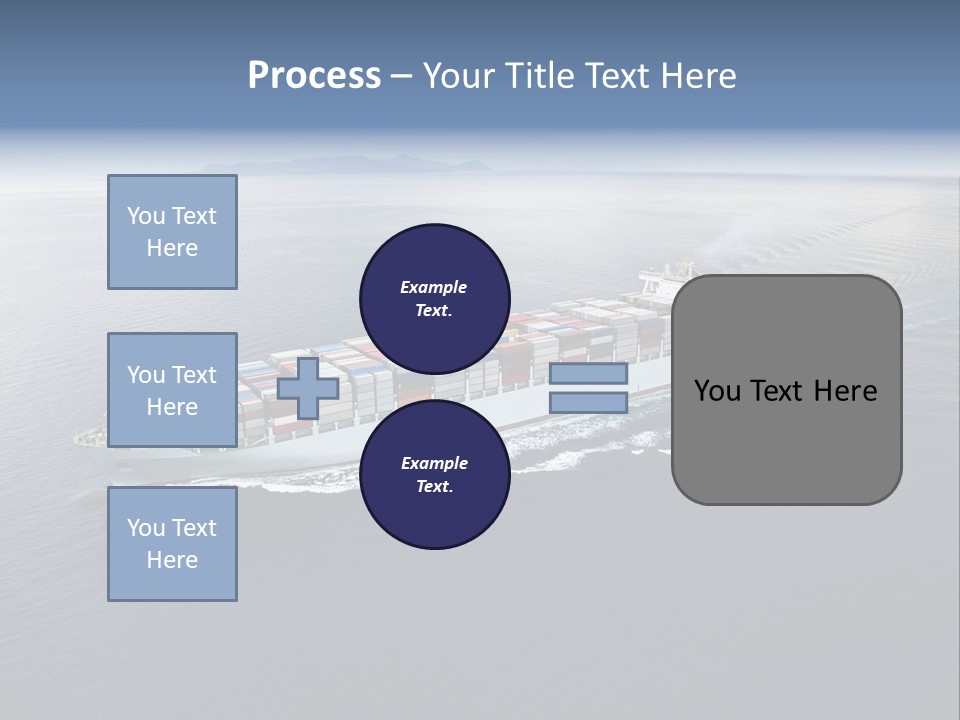 Equipment Front Cargo PowerPoint Template