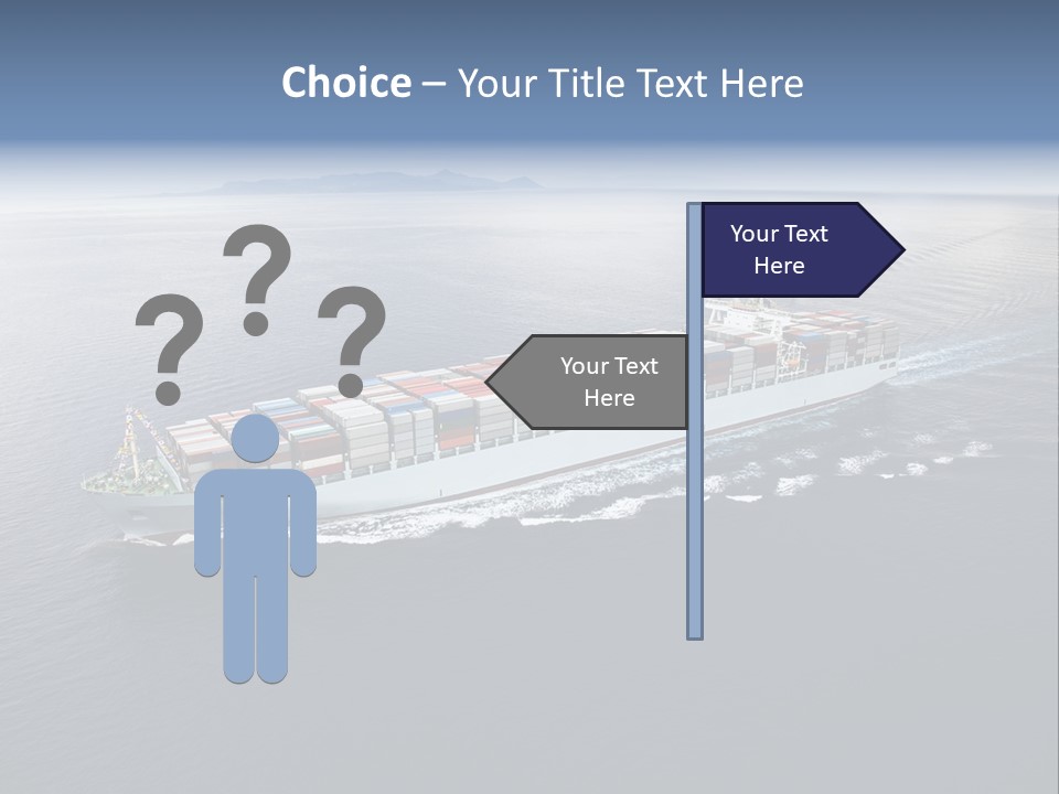 Equipment Front Cargo PowerPoint Template