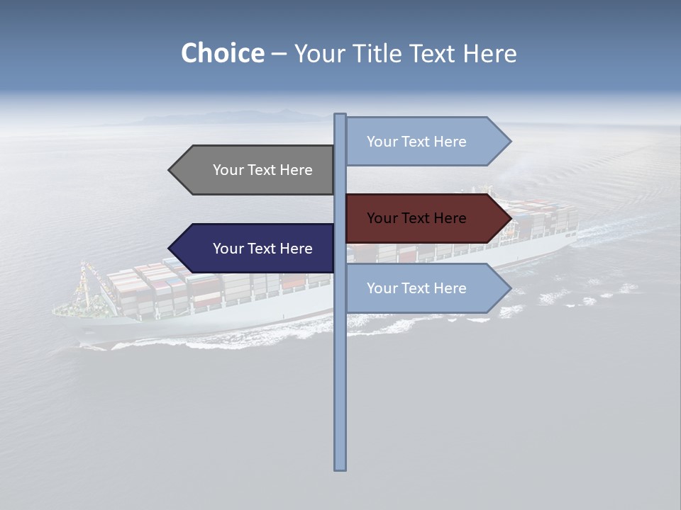 Equipment Front Cargo PowerPoint Template