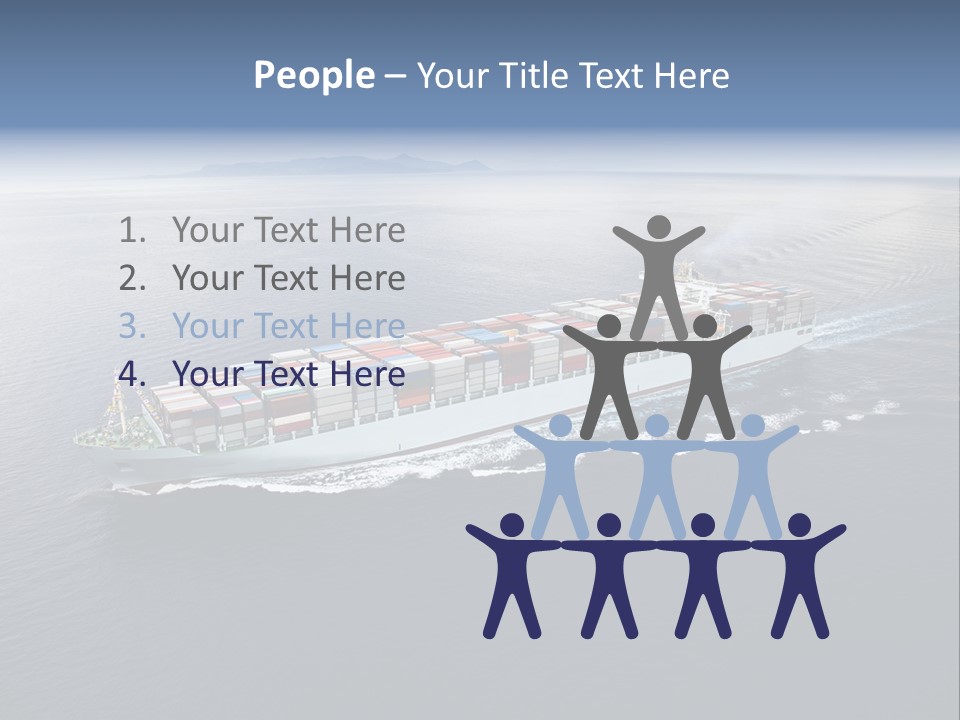 Equipment Front Cargo PowerPoint Template