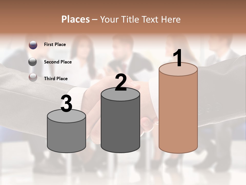 Partnership Unite Closeup PowerPoint Template
