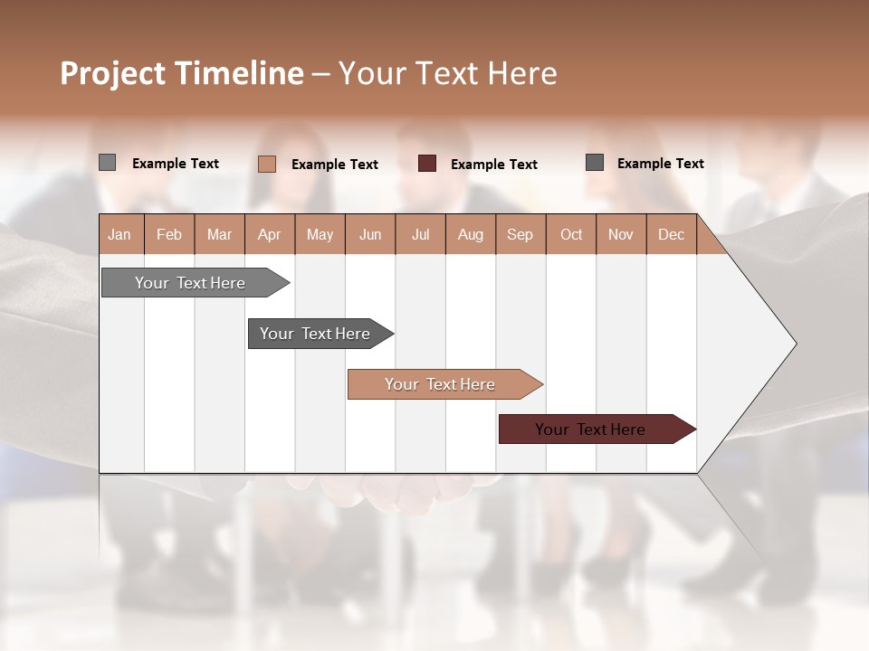 Partnership Unite Closeup PowerPoint Template