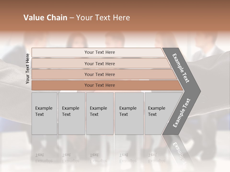 Partnership Unite Closeup PowerPoint Template
