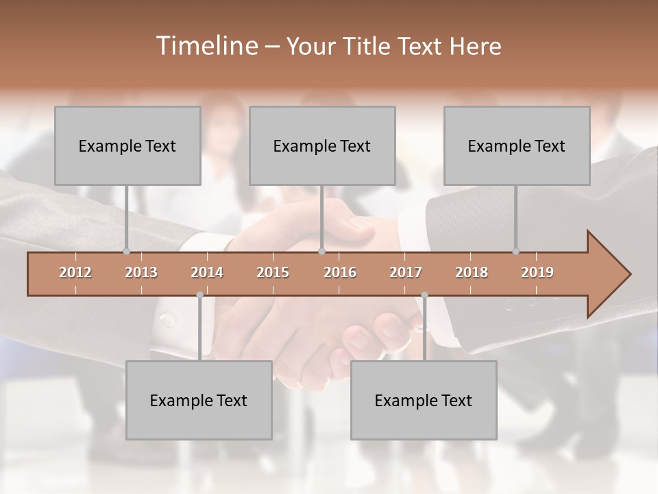 Partnership Unite Closeup PowerPoint Template