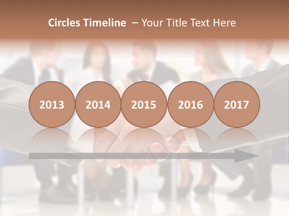 Partnership Unite Closeup PowerPoint Template