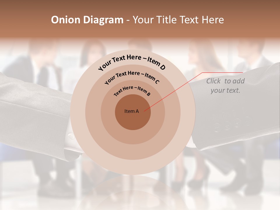 Partnership Unite Closeup PowerPoint Template