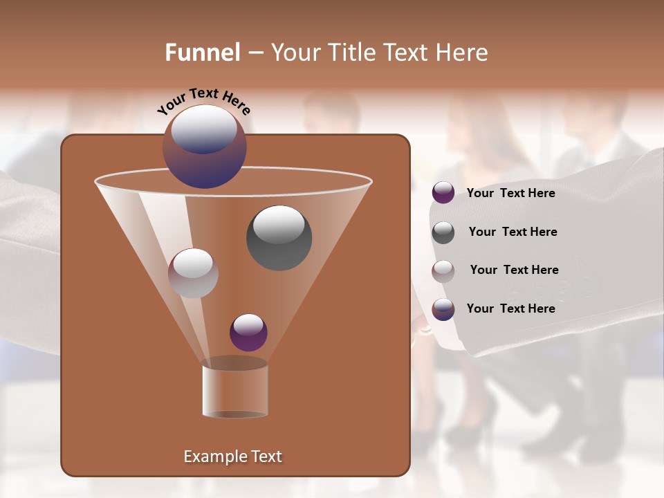 Partnership Unite Closeup PowerPoint Template