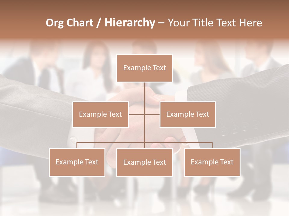 Partnership Unite Closeup PowerPoint Template