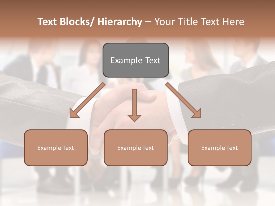 Partnership Unite Closeup PowerPoint Template