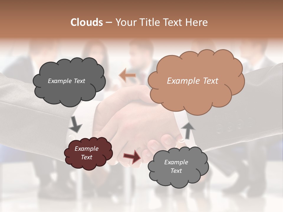 Partnership Unite Closeup PowerPoint Template