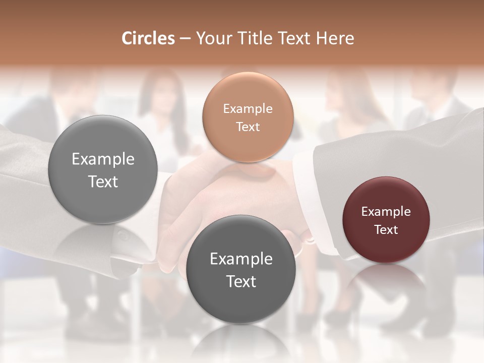 Partnership Unite Closeup PowerPoint Template