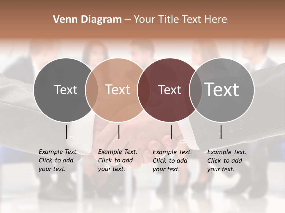 Partnership Unite Closeup PowerPoint Template