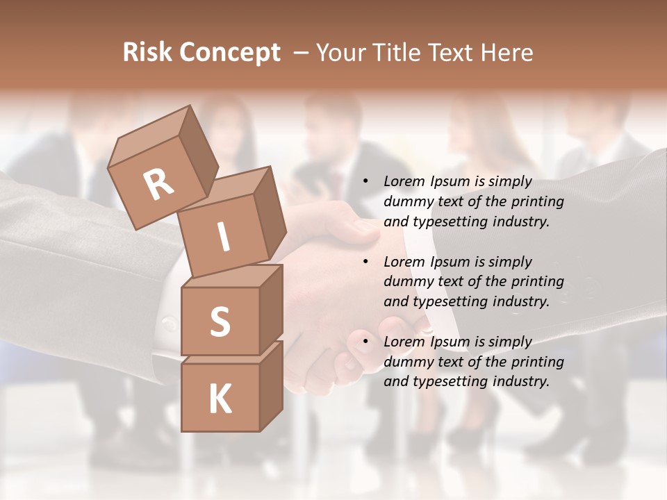 Partnership Unite Closeup PowerPoint Template