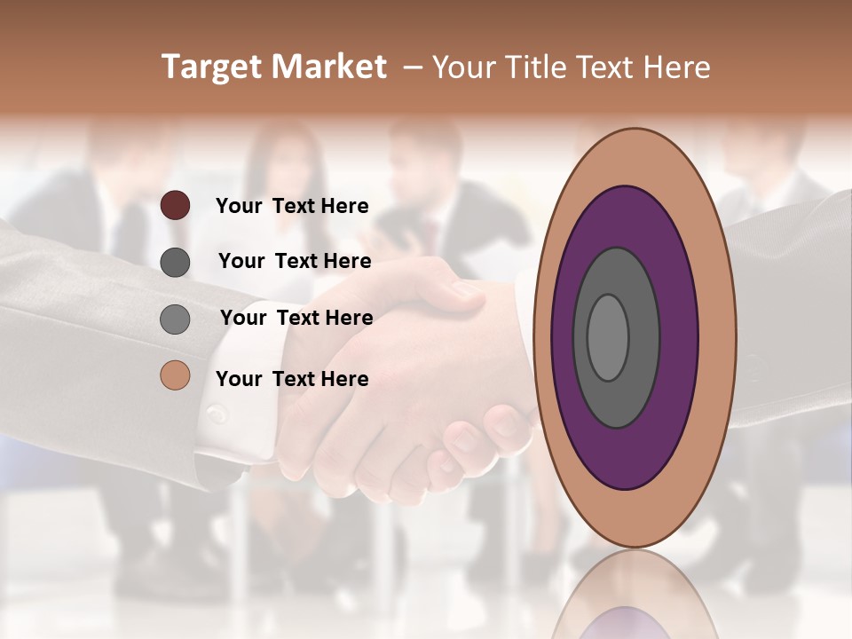 Partnership Unite Closeup PowerPoint Template