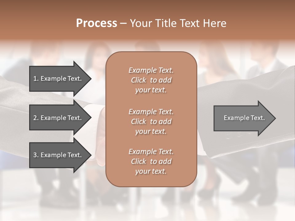 Partnership Unite Closeup PowerPoint Template