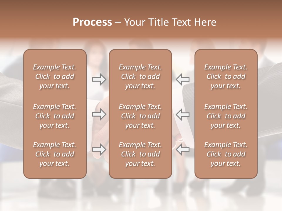 Partnership Unite Closeup PowerPoint Template