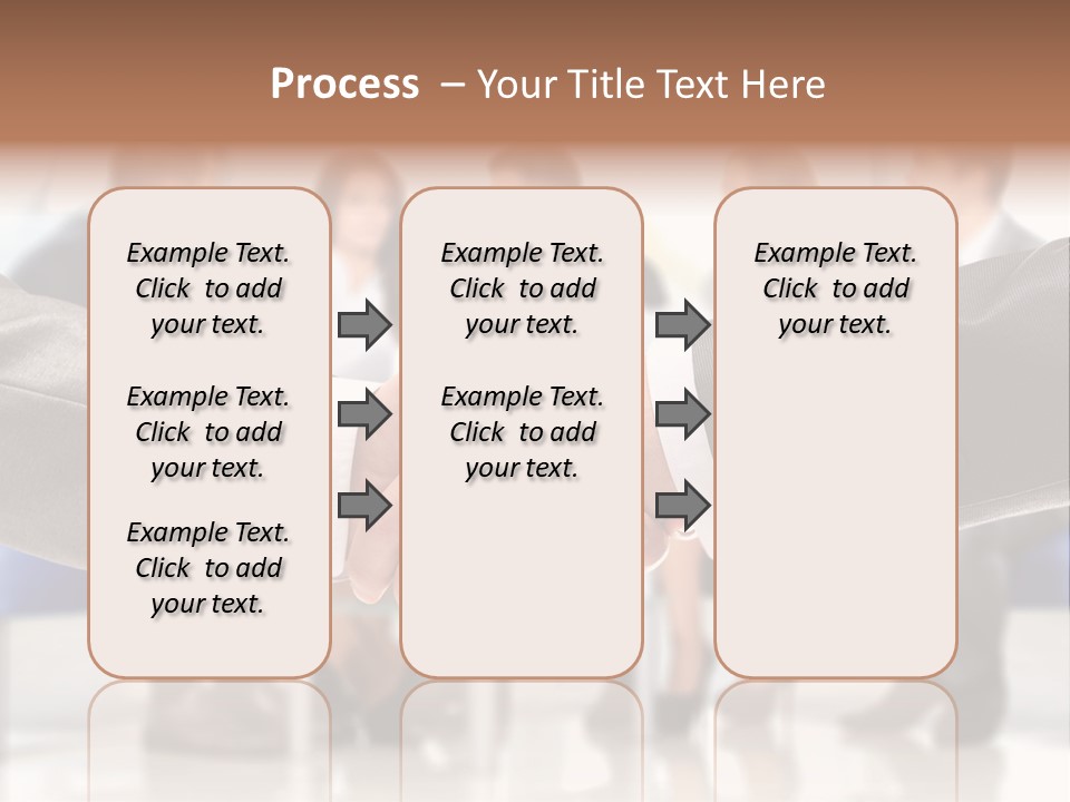 Partnership Unite Closeup PowerPoint Template