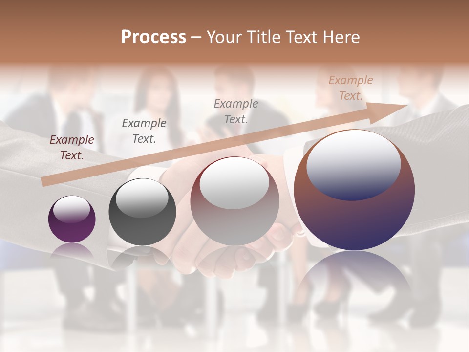 Partnership Unite Closeup PowerPoint Template