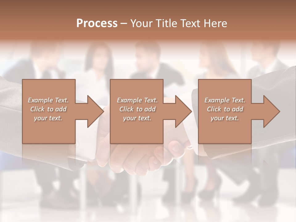 Partnership Unite Closeup PowerPoint Template