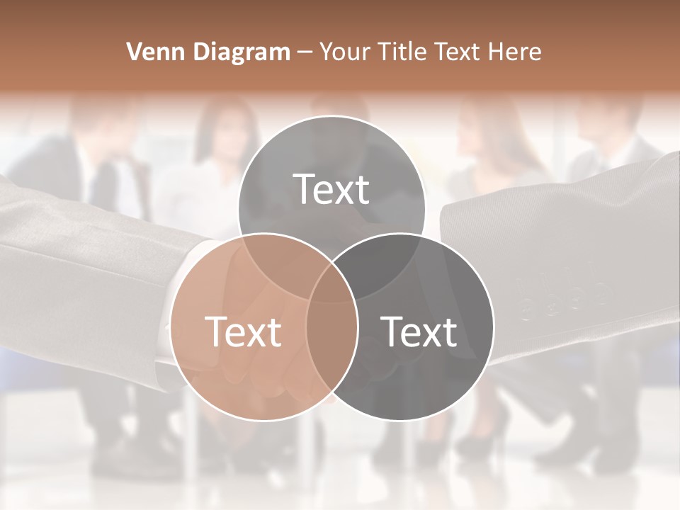 Partnership Unite Closeup PowerPoint Template