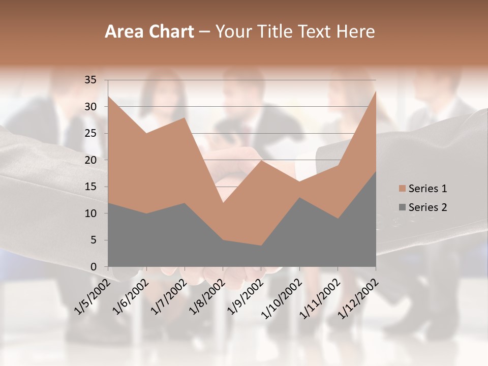Partnership Unite Closeup PowerPoint Template