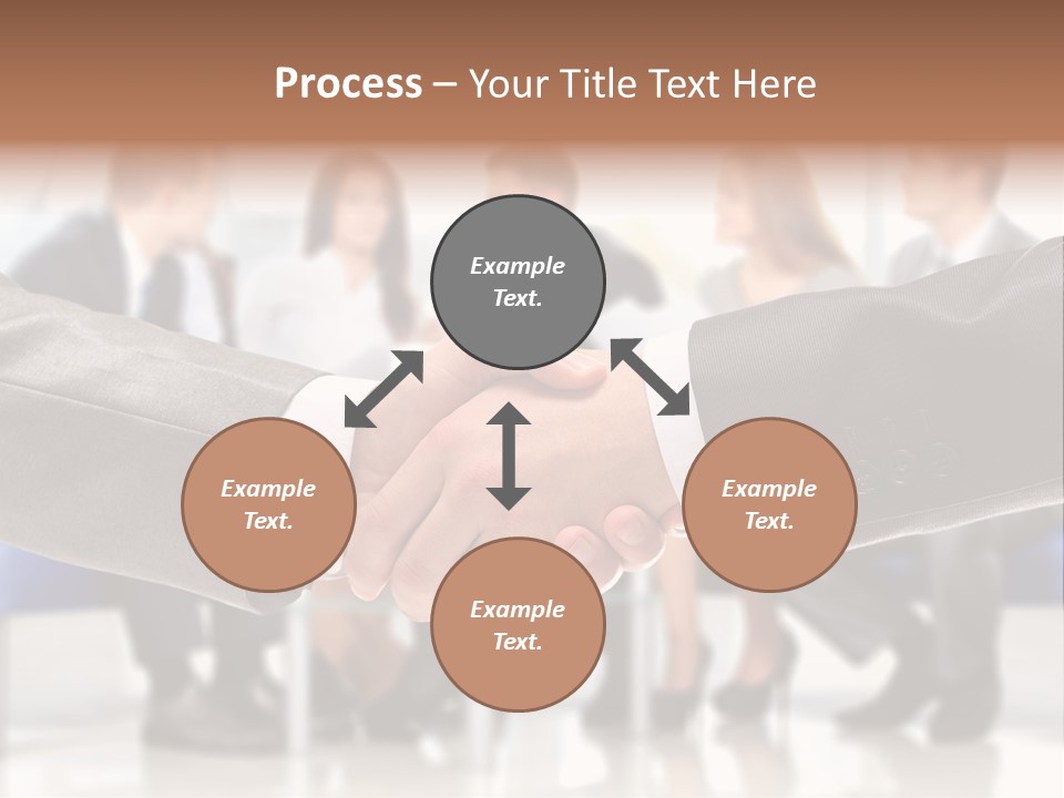 Partnership Unite Closeup PowerPoint Template